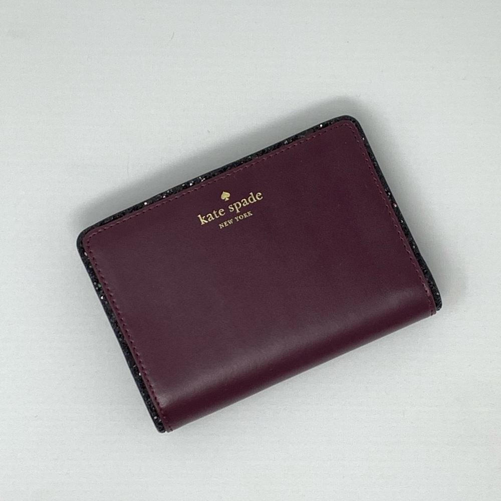 Kate Spade Plum Glitter Wallet